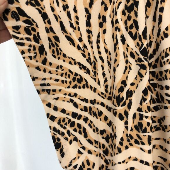 Comfort Code By Cuddle Duds Plus 3X Jumpsuit Romper With Pockets Animal Print - Picture 10 of 13